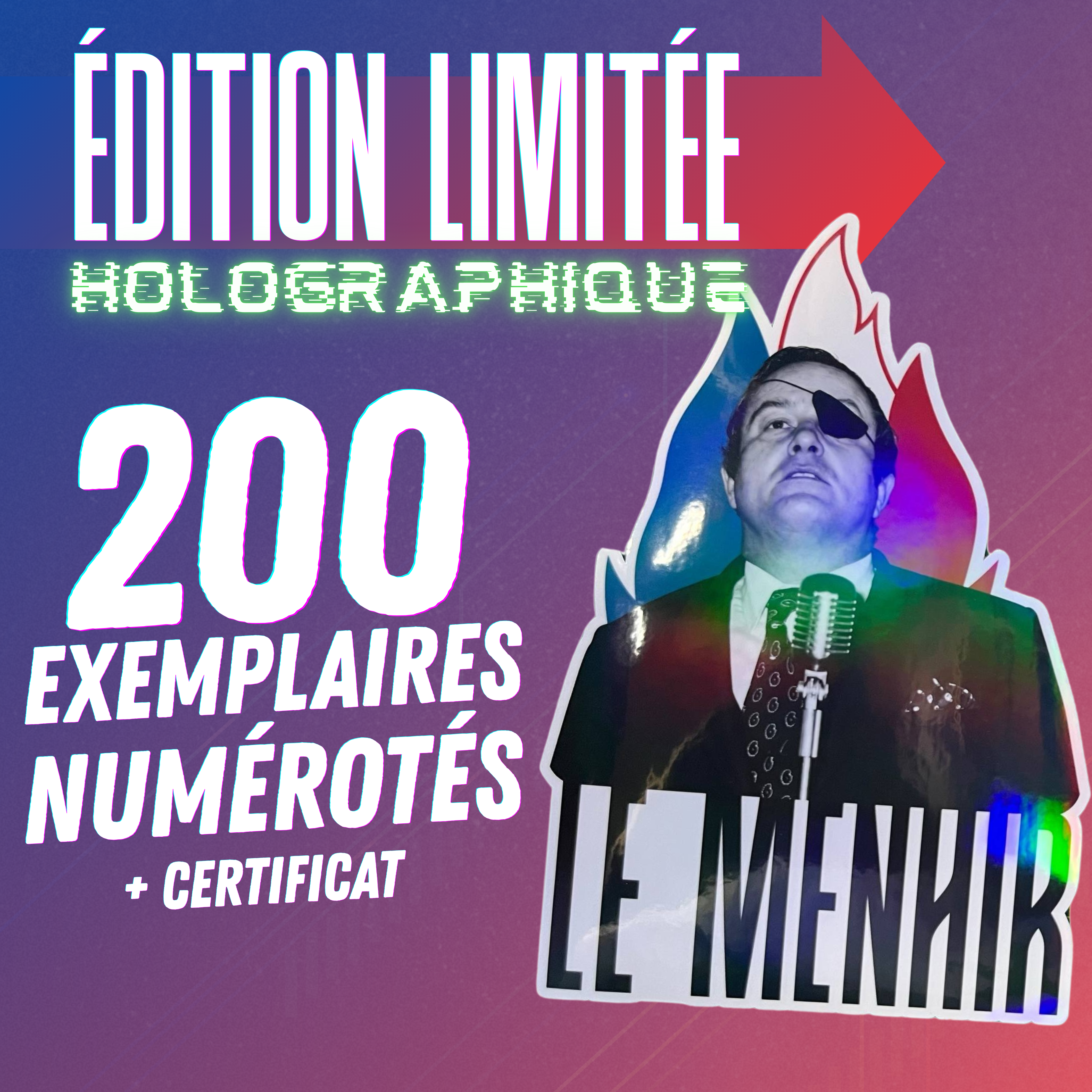 Jean-Marie LE PEN, LE MENHIR edition collector