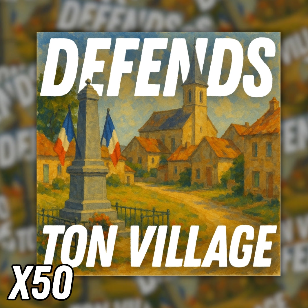 Stickers Défends ton village