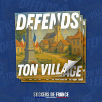 Stickers Défends ton village