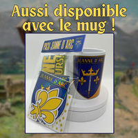 Pack 20 autocollants Jeanne d'Arc