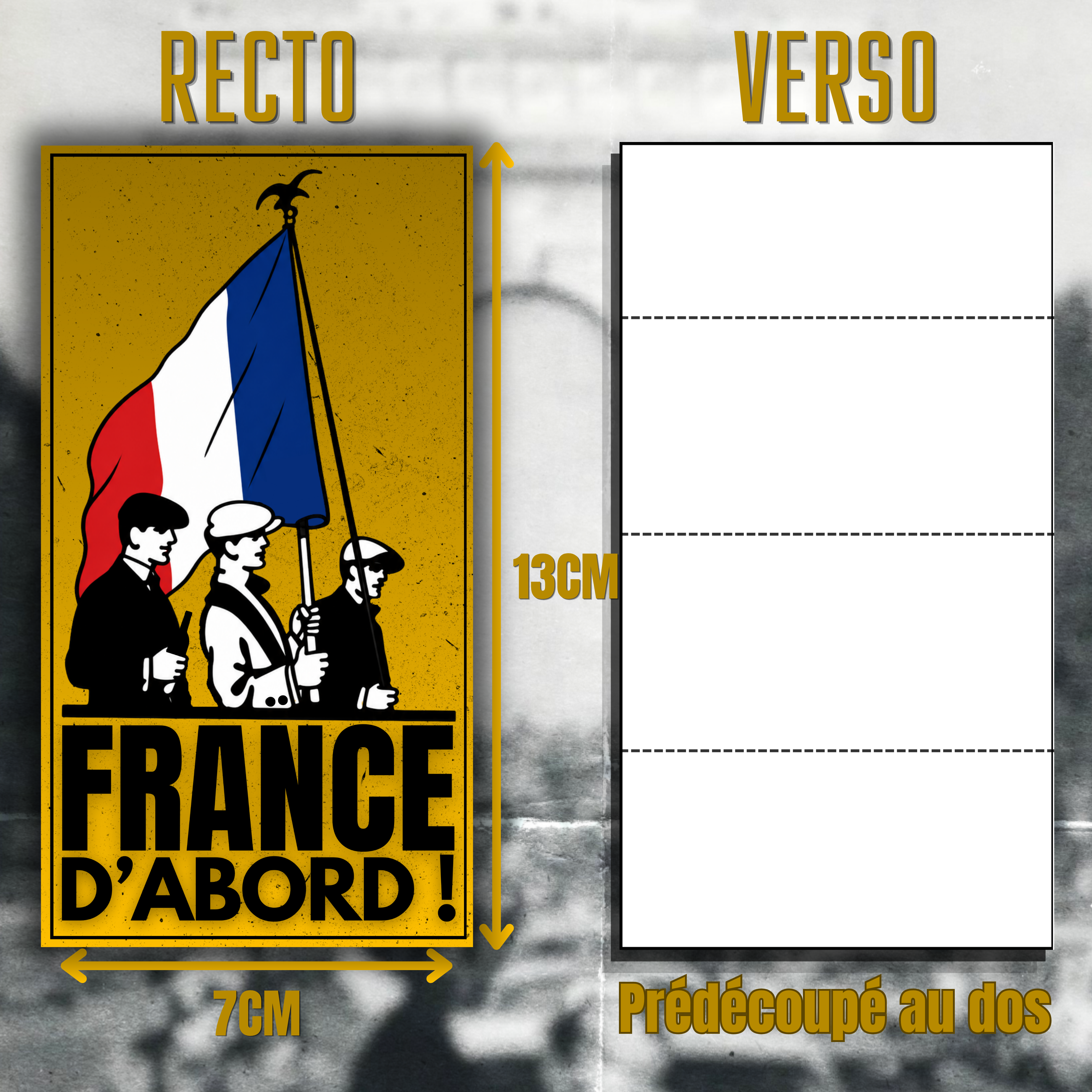 Stickers France d'Abord !