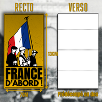 Stickers France d'Abord !